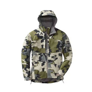 Chaqueta de Caza con Capucha, Impermeable, Cortavientos y Transpirable, de Poliéster/Nailon, Unisex, para Invierno, con Logotipo Frontal, Precio de Fábrica, Servicio OEM - Product Image 1