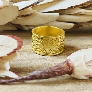Hot Selling Vintage Gold Plated <b>Ring</b> Boho Sunburst Brass <b>Rings</b> For Women Geometric <b>Statement</b> Band <b>Ring</b> Wholesale Handmade <b>Ring</b> - Product Image 1