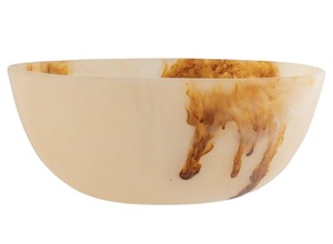 Bol en résine décoratif de qualité supérieure, durable et polyvalent, avec une finition élégante, pour servir, décorer la maison et offrir en cadeau, disponible à la vente - Product Image 2