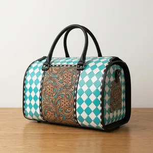 Genuine Leather Shoulder Bag Women <b>Handbag</b> Zipper Purse Portable Daily Travel Bag Luxurious Look - Product Image 3