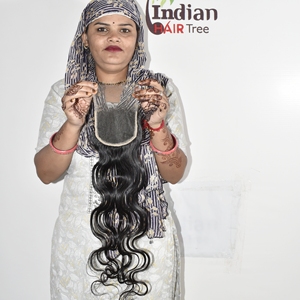 ผมแท้ 100% แบบไม่ผ่านการแปรรูป  จัดเรียงเกล็ดผมอย่างดี  HD 6*6 Closure  แบบ Body Wave เกรดคุณภาพสูง  ต่อผมแบบดับเบิ้ล  ดูเป็นธรรมชาติ  นุ่มสลวย  แบบลอนคลื่น  สีธรรมชาติ - Product Image 4