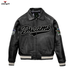 Latest High Quality Canvas 100% Cotton Long Sleeves Winter Windproof Breathable <b>Smart</b> Stylish College Bomber <b>Jacket</b> - Product Image 3