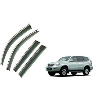 Viseras para Ventanas de Auto, Protectores Contra la Lluvia para Toyota Land Cruiser Prado FJ120 2003-2009 Lexus GX470, Deflectores para Auto - Product Image 1
