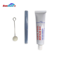 Kit de réparation de patchs gonflables en vinyle adhésif à colle vinyle haute résistance pour l'étanchéité et la réparation du vinyle