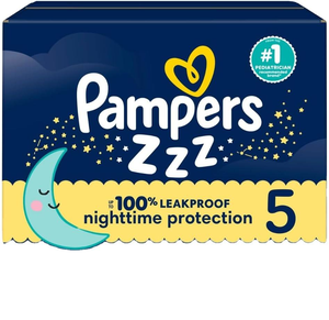 Pañales Pampers ZZZ Overnight, Talla 5 (27+ lbs), 88 Unidades, Protección Nocturna, Pañal Desechable para Bebé, Protección Contra Fugas Nocturnas - Product Image 5