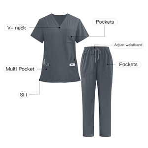 Uniformes de Trabajo para Clínica Dental a Precio Económico, Ropa de Hospital para Hombres, Conjunto de Ropa Médica para Personal - Product Image 4