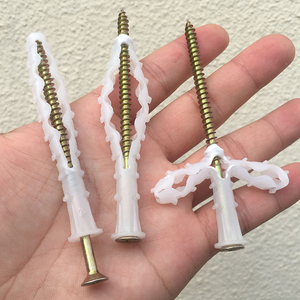Knot Type Hollow Wall Expansion Screws Plastic Multi Layer Gypsum Board Lightweight Brick <b>Fasteners</b> - Product Image 1