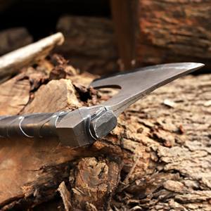 Hacha de Acero al Carbono Forjada a Mano Estilo Vikingo con Mango de Madera y Funda de Cuero, Grado Industrial, Personalizada OEM para Trabajos de Madera - Product Image 5