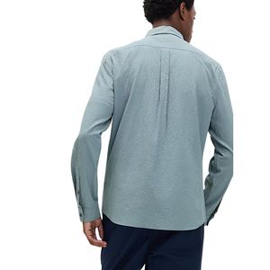 Men’s Cotton Rich <b>Seersucker</b> Casual <b>Shirt</b> – Lightweight Textured Summer Button Down Full Sleeve Comfort Fit <b>Shirt</b> - Product Image 4