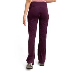 กางเกงโยคะคุณภาพพรีเมียม น้ำหนักเบา เอวสูง ทรงขาบาน สีม่วงเข้ม ขายดีที่สุด ยืดหยุ่น กระชับรูปร่าง ดูมีสไตล์ - Product Image 2