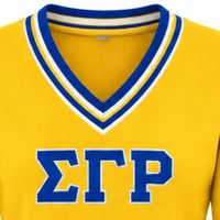 Pull en tricot personnalisé pour femmes, col en V, manches longues, design à lettres brodées, vêtements décontractés confortables pour l'hiver