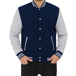 Chaqueta Varsity Casual de Moda para Hombre, Cómoda y Transpirable, de Lona, con Logotipo Personalizado, al Mejor Precio - Product Image 2
