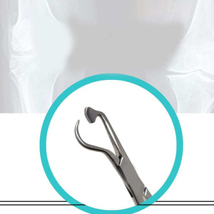 Pinces à couronne courbées TC Keramo Grip avec inserts diamantés en acier inoxydable, instruments chirurgicaux orthopédiques manuels de type dur - Product Image 5