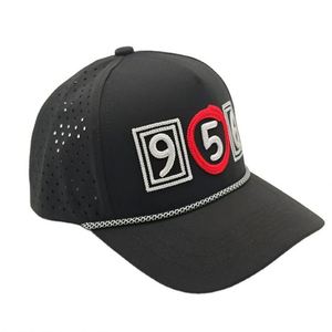 Gorra de Béisbol Clásica Estructurada de 5 Paneles Personalizada, Bordado 3D, Bordado de Cadena, Gorra con Corte Láser - Product Image 1