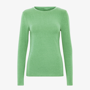 Women's Relaxed Fit Long Sleeve T Shirt Soft Touch Cotton Blend Crew Neck Casual Fashion Top for All Season Wear - Product Image 4