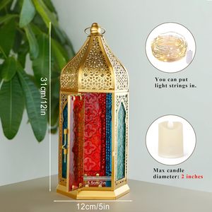 Compassion Collection Indian Metal Lantern Indoor Outdoor Eid Diwali Christmas Decor <b>Candle</b> Holders at <b>Bulk</b> Rate Lantern Supply - Product Image 5