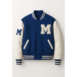 Chaqueta Varsity Unisex de Alta Calidad con Diseño OEM, Logotipo Personalizado Bordado, sin Marca - Product Image 5