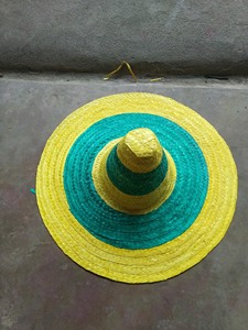Sombrero Mexicano de Paja de Alta Calidad, Estilo Nuevo, Divertido para Fiestas, Colorido, Sombrero de Santa Claus Mexicano - Product Image 5