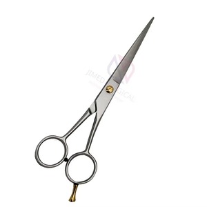 Ciseaux de coiffure professionnels 5,5 pouces, petits ciseaux de barbier en acier inoxydable, réglables, pour droitiers, avec lame de rasoir pour salon - Product Image 4