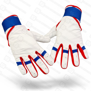 Gants de frappe de baseball et de softball professionnels réglables, confortables, respirants, légers, durables, en cuir de vachette Cabretta - Product Image 6