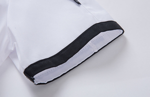 Veste de chef personnalisée grande taille en spandex/polyester à manches longues, uniforme de travail imperméable pour le personnel hôtelier, toutes saisons, logo personnalisé - Product Image 3