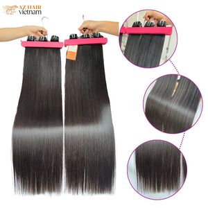 Paquetes de trama de cabello humano crudo vietnamita Best Seller Color natural hueso recto con estilo de onda natural de Envío Mundial - Product Image 3
