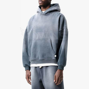 Sudaderas con Capucha de Alta Calidad, Servicio OEM, 100% Algodón, Efecto Desgastado por el Sol, Personalizables, Venta al Por Mayor - Product Image 3