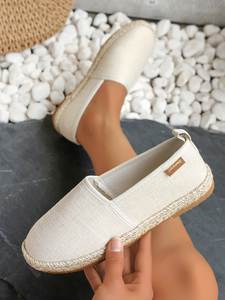 Chaussures d'été personnalisées de haute qualité pour couple, marque DA, espadrilles à semelle en jute, en toile, à enfiler pour homme, exportées du Bangladesh - Product Image 4