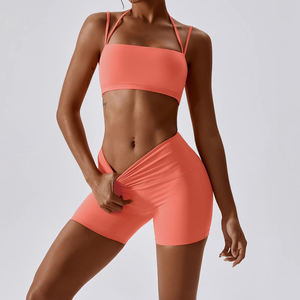 Conjunto de Yoga de Moda para Mujer, Color Sólido, Talla Personalizada, Ropa de Gimnasio, Conjunto de 2 Piezas para Mujer - Product Image 6