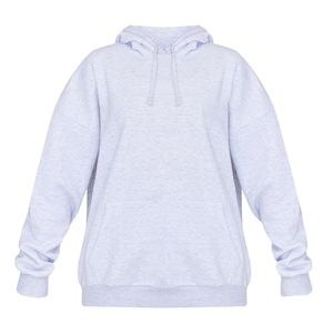 Ensemble de survêtement décontracté deux pièces surdimensionné pour femme, à manches longues et pantalon de jogging uni, idéal pour l'hiver, motif uni - Product Image 4