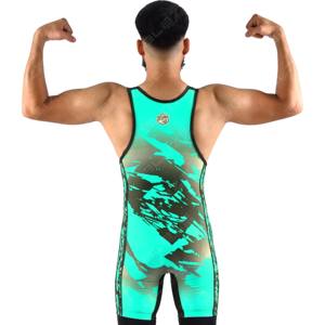 บอดี้สูทเสื้อกล้ามนักมวยปล้ำแบบระเหิดสำหรับผู้ชายและผู้หญิง - Product Image 3