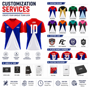 Camiseta de Fútbol Retro Geométrica Personalizada con Logotipo Frontal, Unisex, Sublimada, 100% Poliéster, Fabricante OEM de Marca Privada, Venta al Por Mayor - Product Image 4