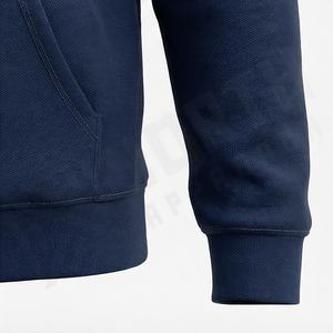 Sweat-shirt à capuche pour homme, coupe régulière, en molleton doux et chaud, 100% coton, avec fermeture éclair, design personnalisé, pour l'hiver, vente en gros, haute qualité - Product Image 6