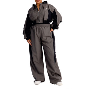 Women's Strong Comfortable Micro Polyester <b>Soft</b> <b>Shell</b> Waterproof Cropped <b>Jacket</b> Windproof with Zipper Closure Plus Size Hoodies - Product Image 1