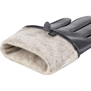 Guantes de cuero de moda premium para mujer con forro de angora y puntas de los dedos táctiles para el lujo del invierno - Product Image 3