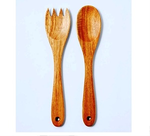 Utensilios para Ensaladas Ecológicos Aptos para Lavavajillas, Modelo Nuevo, Hechos en India para el Hogar y la Cocina - Product Image 1