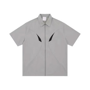 Camisas ligeras de poliéster estampadas para hombre, camisas de verano para hombre de manga corta, precio asequible, camisas informales. - Product Image 2