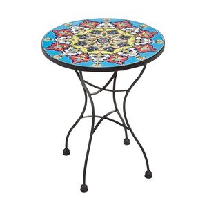 Mesa de Centro de Hierro Esmaltado Personalizable, Moderna y Ecológica, con Piedras Preciosas, Mueble Duradero para Sala de Estar - Product Image 3