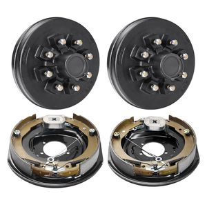 8 6.5\" B.C. Kit Freni Elettrici Auto-Regolanti 12'' x 2'' per Assale da 7000 Libbre con Mozzo Rimorchio da 5'' - Product Image 1