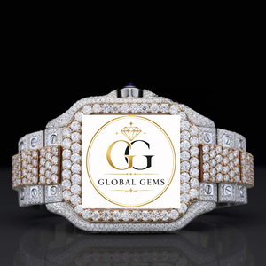 Best Selling Custom Full Iced Moissanite Diamond Arabic Dial Watch Luxurious Antique Style Stainless Available for Best Sale - Product Image 6