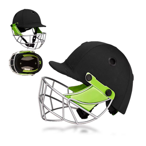 Casque de cricket de sécurité avec sangle de menton réglable et système de ventilation, équipement de haute protection pour les matchs - Product Image 2