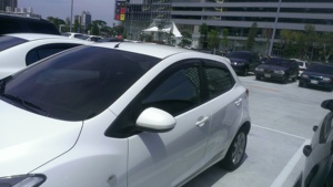 Viseras para Ventanas de Auto HIC, Protectores Contra la Lluvia, Material PMMA, 100% Compatibles con MAZDA 2 5 Puertas Hatchback/Demio (DE) 2007~2014 - Product Image 5
