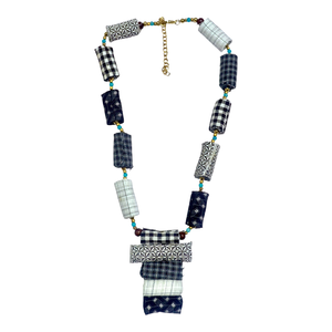 Tissu en Coton 100% Imprimé Motif Africain Wax pour Robe Élégante, Collier Perlé, Bijoux Femme, Cadeau - Vente en Gros - Product Image 6