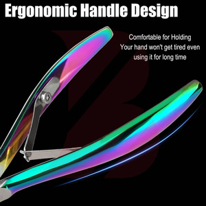 ที่ตัดหนังกำพร้าหลากสีรุ่นฮิต รุ่นเคลือบไทเทเนียม สำหรับตัดหนังกำพร้าและผิวหนังที่ตายแล้ว อุปกรณ์ดูแลเล็บแฟชั่นความงาม พร้อมกล่องโลหะ - Product Image 4