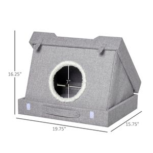 Torre per Gatti e Scale per Animali Domestici, Comoda Cuccia per Esigenze di Arredamento Felino - Product Image 4
