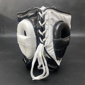 ชุดอุปกรณ์ต่อยมวย ยี่ห้อ Manufacture Fight Gear รุ่น No Boxing No Life สำหรับมืออาชีพ แบบผูกเชือก  หนังแท้ 100% บุหนา 4 ชั้น - Product Image 3
