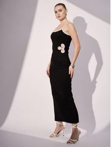 Vestido Casual de Verano para Mujer, Estilo Holgado, de Algodón y Lino, Sin Mangas, Cuello Cuadrado, Color Sólido, Vestido Largo, Logotipo Personalizado de Alta Calidad - Product Image 4