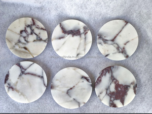 Export Quality Marble <b>Coaster</b> with Customized Shaped Available Indian Stone <b>Coasters</b> for <b>Table</b> Decorations - Product Image 2