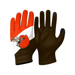 Guantes de Fútbol Americano Personalizados al por Mayor a Precio de Fábrica, Guantes Deportivos para Receptor, Guantes Juveniles Sublimados - Product Image 4