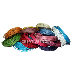 Cordón de algodón encerado Cordones metálicos para joyería para collares Acabado trenzado Uso versátil en zapatos Bolsos Prendas Textiles para el hogar - Product Image 4